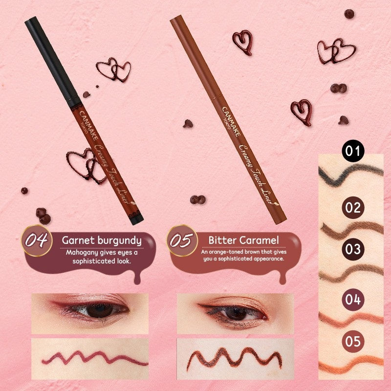 Canmake Creamy Touch Liner Eyeliner : แคนเมค เจลอายไลเนอร์ แบบหมุน