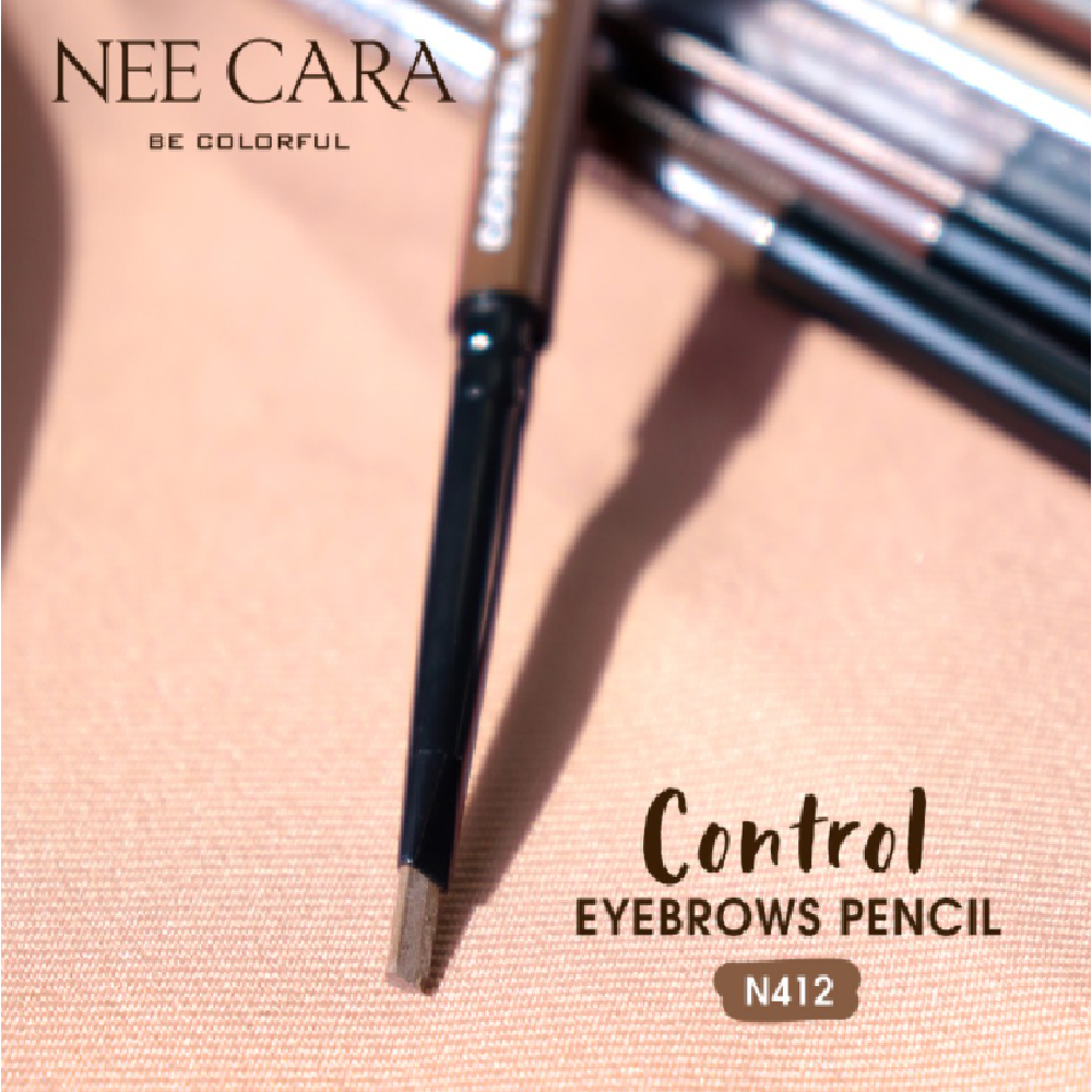 Nee Cara Control Eyebrows Slim Pencil #N412 : neecara นีคาร่า คอนโทล สลิม เพนซิล ดินสอเขียนคิ้ว