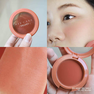 Nee Cara Velvet Blush #NA1963 : neecara นีคาร่า เวลเวท บลัช