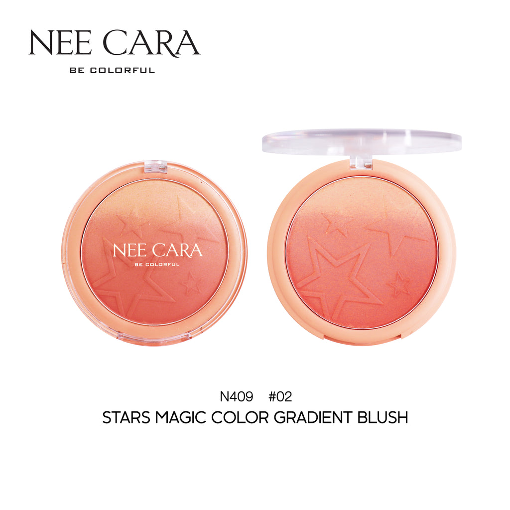 Nee Cara Stars Magic Color Gradient Blush #N409 : neecara นีคาร่า บลัชออน