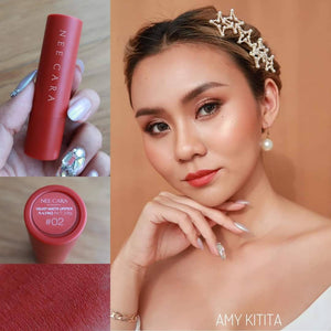 Nee Cara Velvet Matte Lipstick #NA1962 : neecara นีคาร่า เวลเวท แมท ลิปสติก