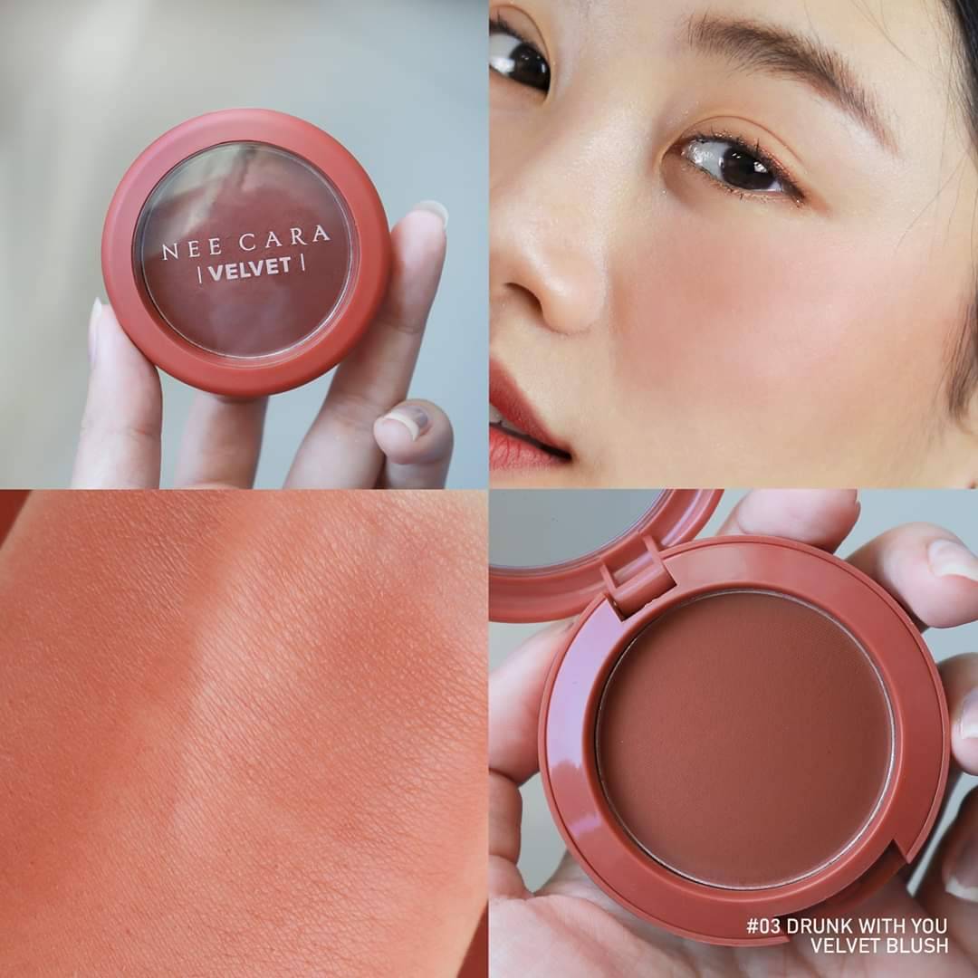 Nee Cara Velvet Blush #NA1963 : neecara นีคาร่า เวลเวท บลัช