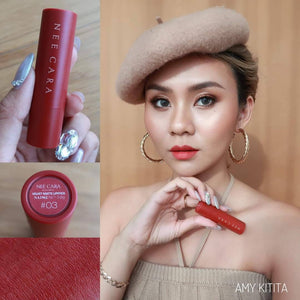 Nee Cara Velvet Matte Lipstick #NA1962 : neecara นีคาร่า เวลเวท แมท ลิปสติก