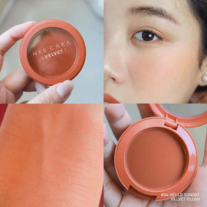 Nee Cara Velvet Blush #NA1963 : neecara นีคาร่า เวลเวท บลัช