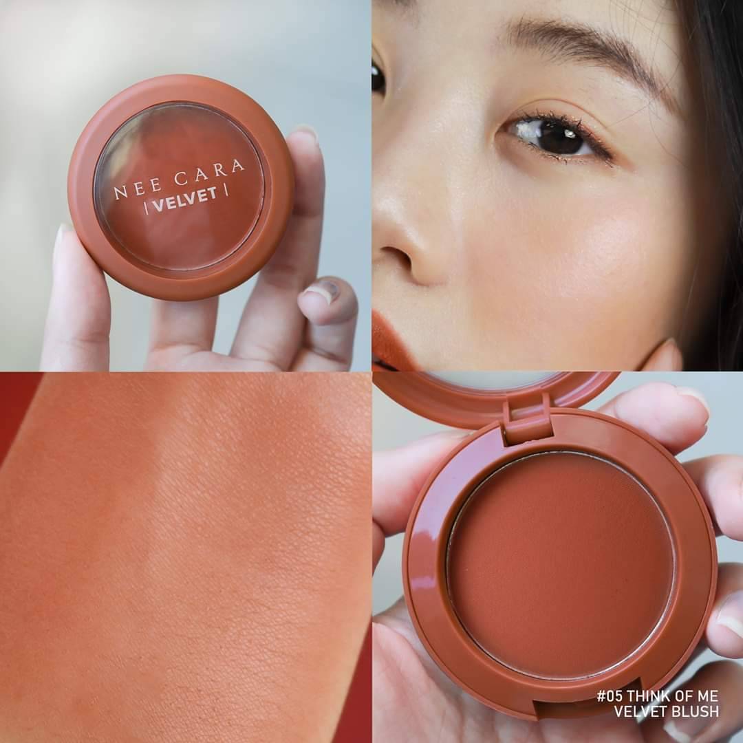 Nee Cara Velvet Blush #NA1963 : neecara นีคาร่า เวลเวท บลัช