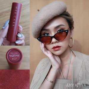 Nee Cara Velvet Matte Lipstick #NA1962 : neecara นีคาร่า เวลเวท แมท ลิปสติก