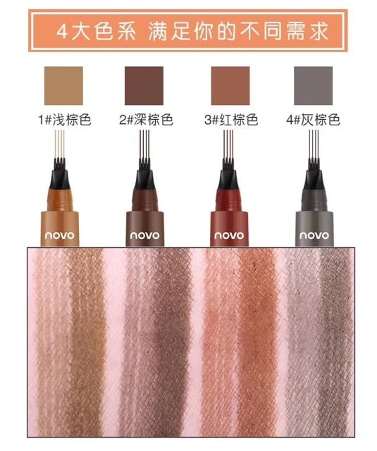 Novo Tattoo Brow Liquid Eyebrow Pencil #5247 : โนโว ดินสอเขียนคิ้ว