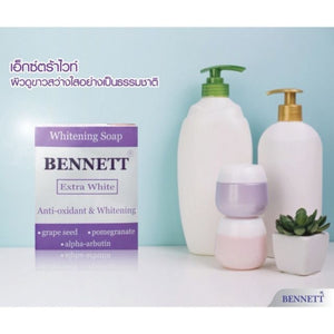 Bennett Extra White Soap : เบนเนท สบู่ ไวท์เทนนิ่ง