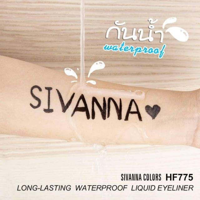 Sivanna Long-Lasting Waterproof Liquid Eyeliner #HF775 : ซิวานน่า อายไลเนอร์