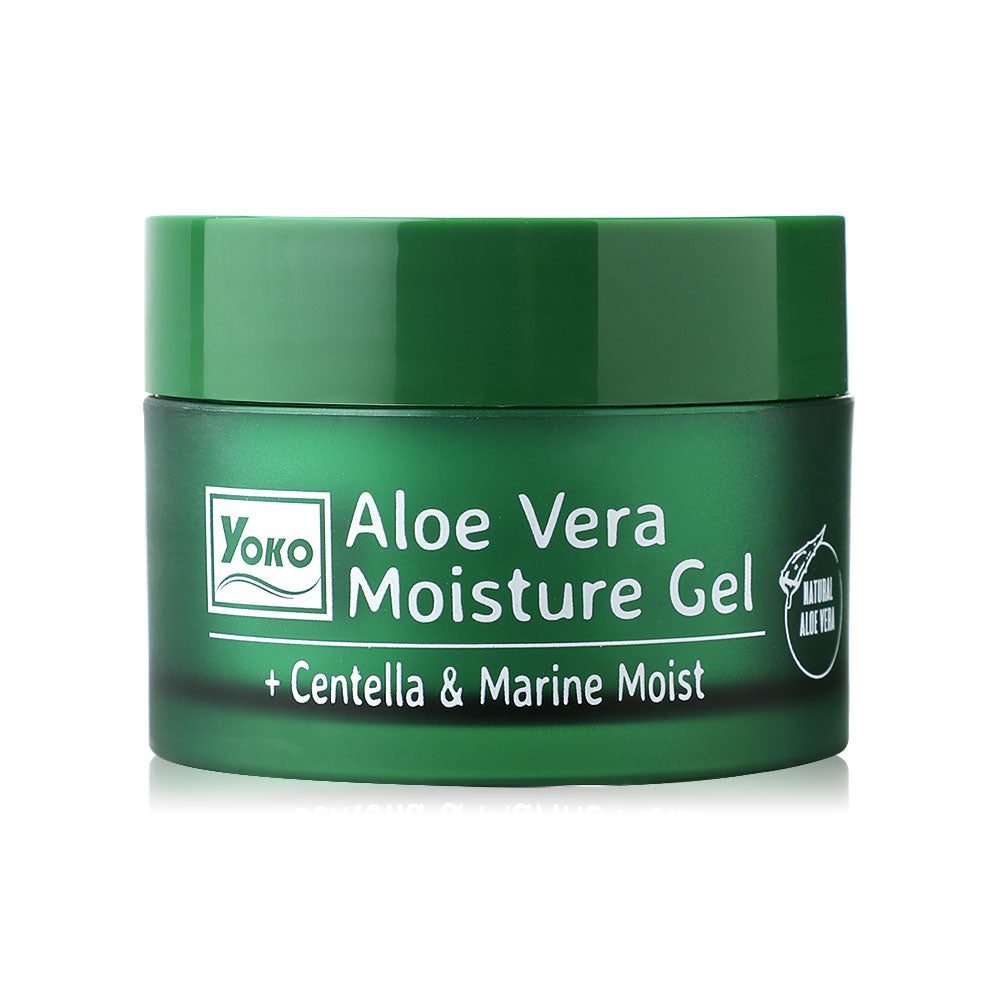 Yoko Aloe Vera Moisture Gel 25g : โยโกะ อโล เวร่า มอยส์เจอร์ เจล บำรุงผิวหน้า กล่องเขียว