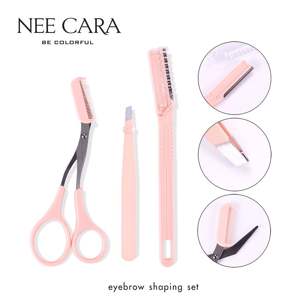 Nee Cara Eyebrow Shaping Set #N209 : neecara นีคาร่า เซตจัดแต่งทรงคิ้ว