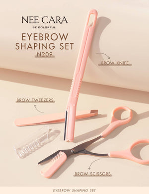 Nee Cara Eyebrow Shaping Set #N209 : neecara นีคาร่า เซตจัดแต่งทรงคิ้ว