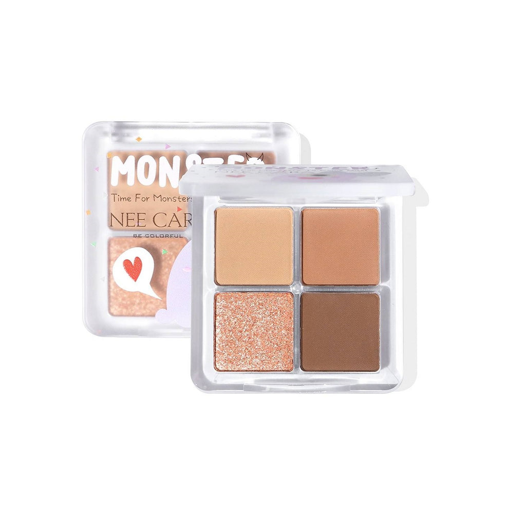 Nee Cara Monster 4 Color Eye Shadow #N1965 : neecara นีคาร่า มอนสเตอร์ อายแชโดว์