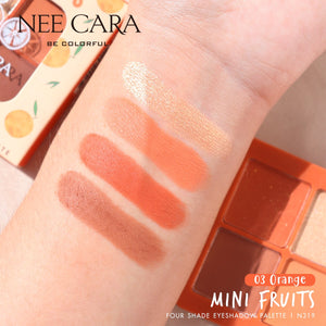 Nee Cara Mini Fruits Eyeshadow Palette #N319 : neecara นีคาร่า มินิ อายแชโดว์ พาเลท