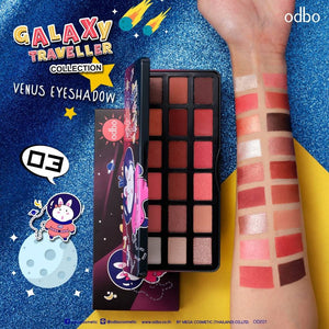 Odbo Galaxy Traveller Venus Eyeshadow #OD201 : โอดีบีโอ กาแล็กซี แทรเวลเลอร์ วีนัส อายแชโดว์
