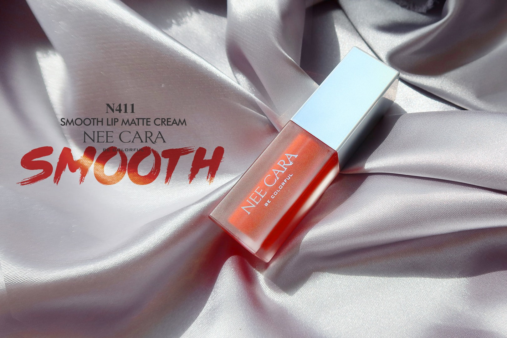 Nee Cara Smooth Lip Matte Cream #N411 : neecara นีคาร่า สมูท ลิป แมท ครีม