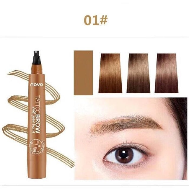 Novo Tattoo Brow Liquid Eyebrow Pencil #5247 : โนโว ดินสอเขียนคิ้ว