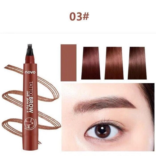 Novo Tattoo Brow Liquid Eyebrow Pencil #5247 : โนโว ดินสอเขียนคิ้ว