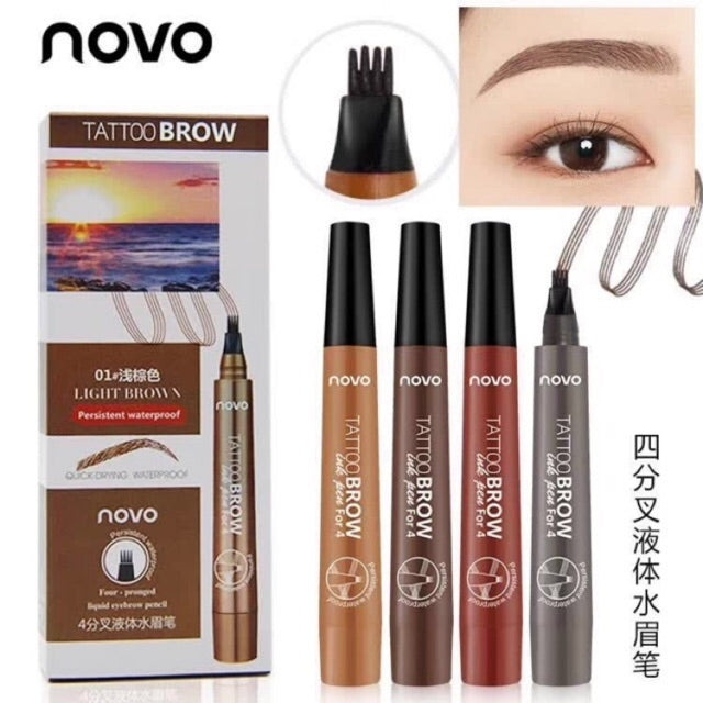 Novo Tattoo Brow Liquid Eyebrow Pencil #5247 : โนโว ดินสอเขียนคิ้ว