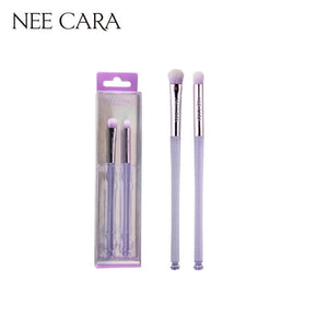 Nee Cara Shader Brush + Blending Brush #N821 : neecara นีคาร่า แปรง ด้ามม่วง แพคคู่