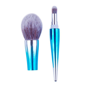 Nee Cara 2-Tone Powder Brush & Blending Brush #N752 : neecara นีคาร่า แปรงปัดแก้มขนนุ่ม