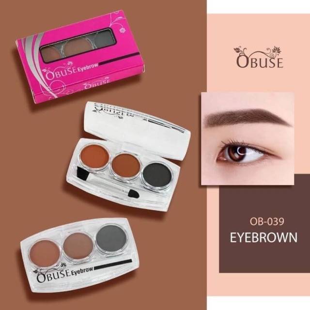 Obuse Eyebrow #OB039 : โอบิวซ์ เขียนคิ้ว พาเลท