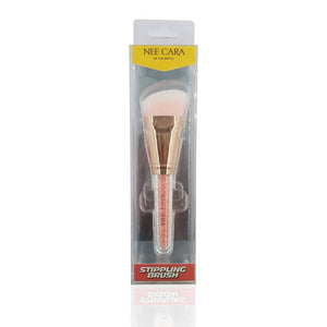 Nee Cara Pink Crystal Brush #N825 : neecara แปรงแต่งหน้า พิงค์คริสตัล