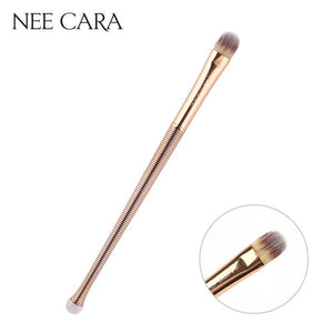 Nee Cara Mermaid Two Brush Set #N878 : neecara แปรง แต่งหน้า ด้ามทอง ขนนุ่ม แพ็คคู่