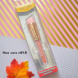 Nee Cara Pink Crystal Brush #N818 : neecara แปรงแต่งหน้า พิงค์คริสตัล