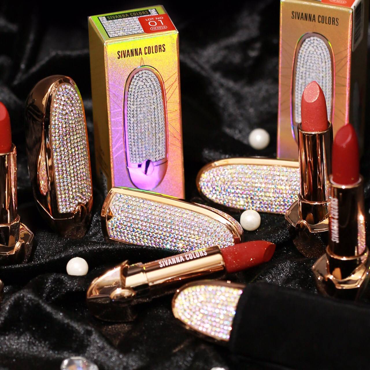 Sivanna Golden Diamond Starlight Lipstick #HF4016 : ซิวานน่า ลิป โกลเด้น ไดม่อนด์