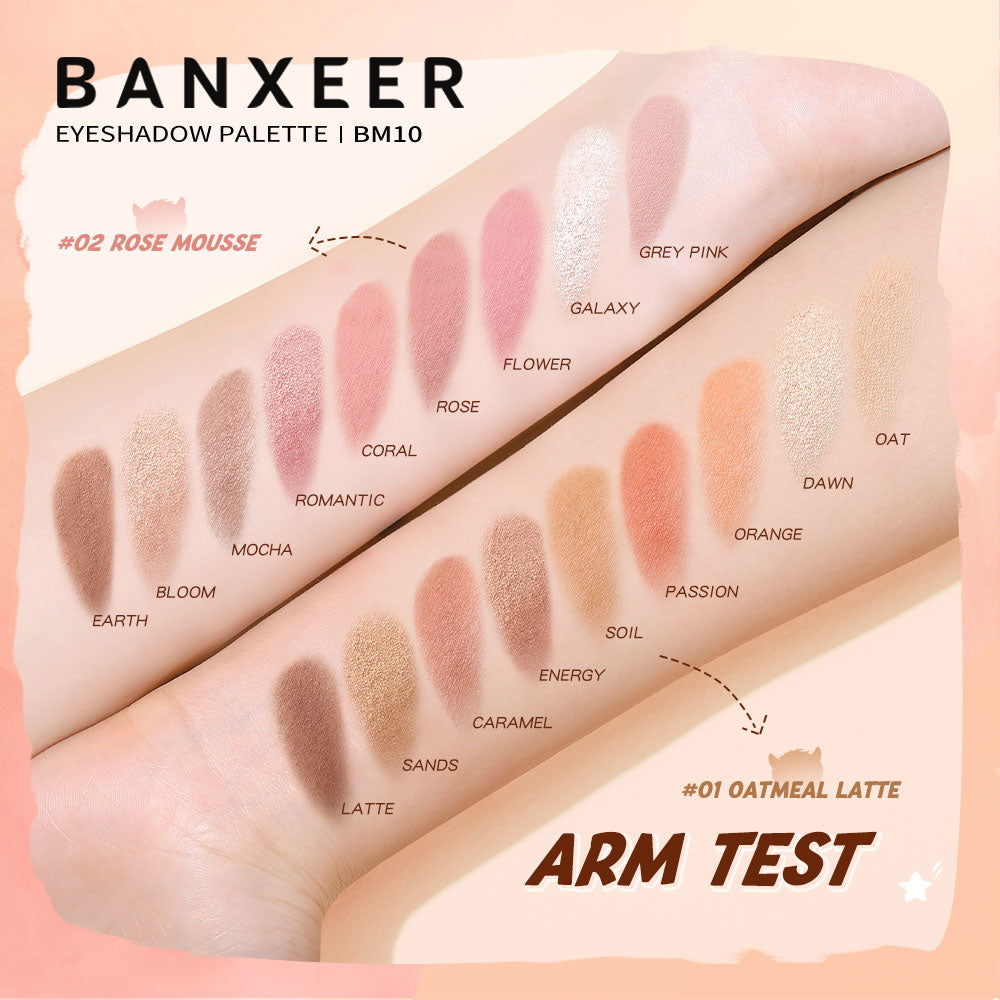 Banxeer 9 Glitter Eyeshadow Palette #BM10 : แบงเซียร์ อายแชโดว์ พาเลทท์