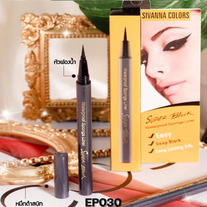 Sivanna Colors Waterproof Sponge Liner Super Black – EP030