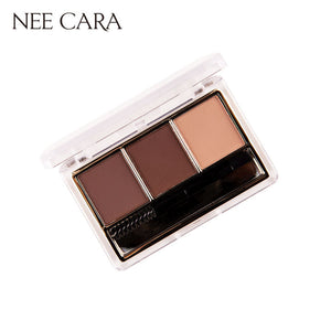 Nee Cara 3 Color Mix Brow Powder #N300 : neecara นีคาร่า เขียนคิ้วแบบฝุ่น