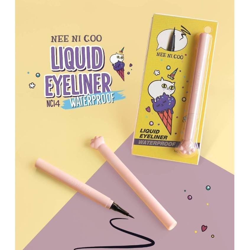 Nee Cara Nee Ni Coo Liquid Eyeliner #NC14 : neecara  นี นิ โค อายไลเนอร์