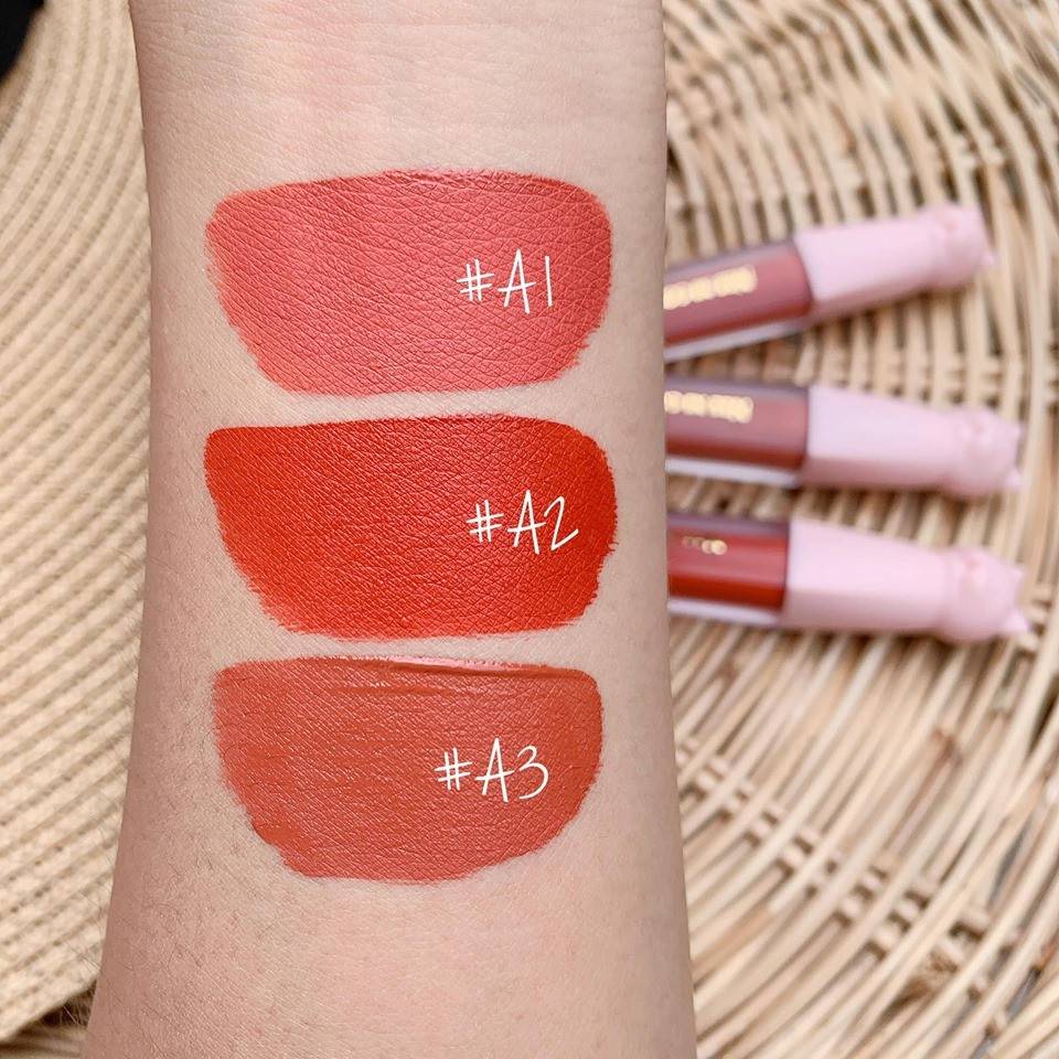 Nee Cara Meow Matte Lip Glaze Set #NC08 : neecara ลิป เซ็ต