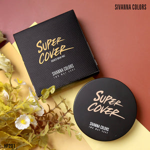 Sivanna Super Cover Two Way Cake Powder #HF201 : ซิวานน่า แป้งผสมรองพื้น