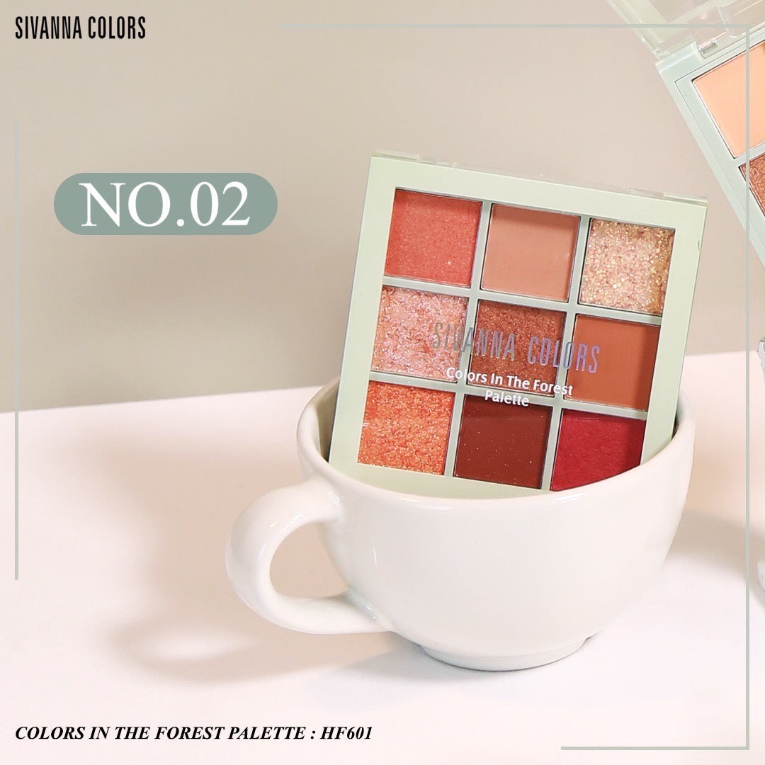 Sivanna Colors In The Forest Eyeshadow Palette #HF601 : ซิวานน่า อายแชโดว์ อินเดอะ ฟอเรส พาเลทท์