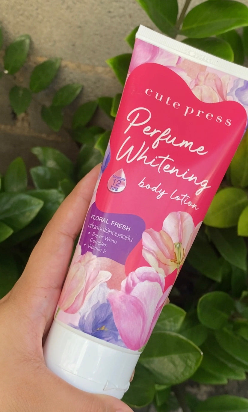 Cute Press Perfume Whitening Body Lotion #75367 : cutepress คิวท์เพรส เพอร์ฟูม ไวท์เทนนิ่ง บอดี้ โลชั่น