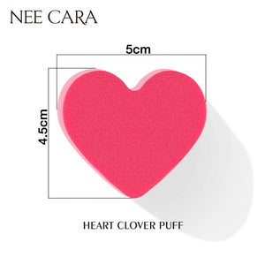 Nee Cara Heart Clover Puff #N206 : neecara นีคาร่า พัฟ ฟองน้ำ แต่งหน้า