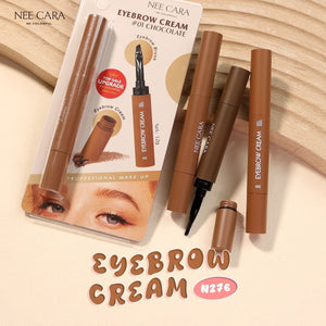 Nee Cara Eyebrow Cream #N276 : neecara นีคาร่า อายโบว์ ครีม ปัดคิ้ว เขียนคิ้ว เนื้อครีม x 1 ชิ้น