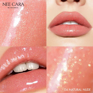 Nee Cara Colorful Ice Sparkles Star #N295 : neecara นีคาร่า ลิปกลอส