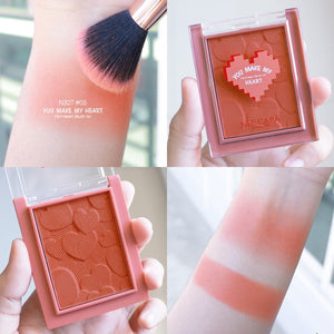 Nee Cara Mini Heart Blush on #N327 : neecara บลัชออน มินิ ฮาร์ท