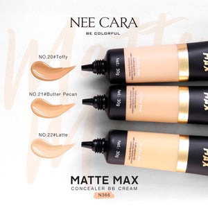 Nee Cara Matte Max Concealer BB Cream #N366 : neecara นีคาร่า คอนซีลเลอร์ บีบี ครีม แมท