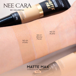 Nee Cara Matte Max Concealer BB Cream #N366 : neecara นีคาร่า คอนซีลเลอร์ บีบี ครีม แมท