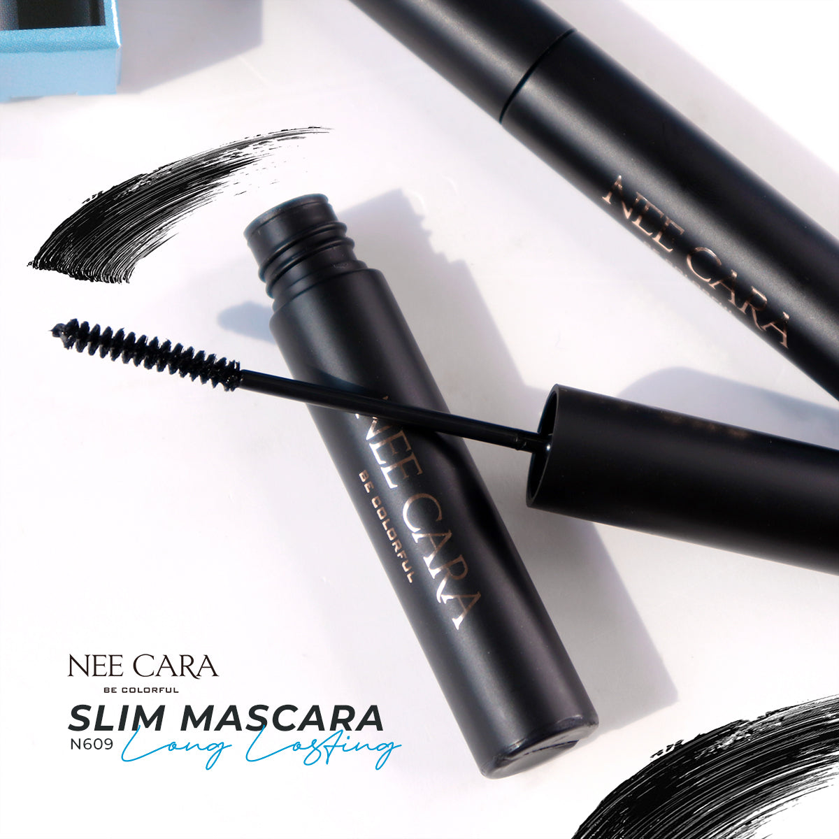 Nee Cara Slim Mascara #N609 : นีคาร่า สลิม มาสคาร่า หัวเล็ก