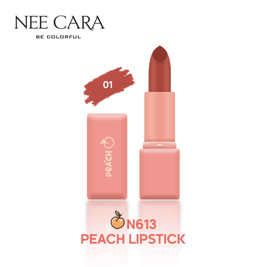 Nee Cara Peach Lipstick #N613 : neecara นีคาร่า พีช ลิปสติก