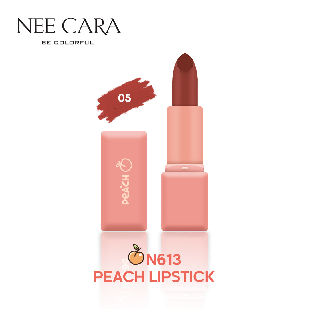 Nee Cara Peach Lipstick #N613 : neecara นีคาร่า พีช ลิปสติก