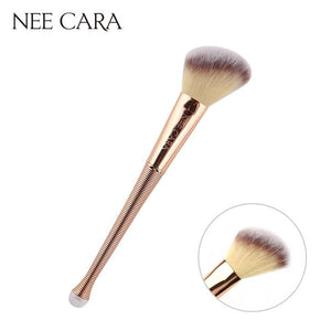 Nee Cara Mermaid Single Brush #N880 : neecara แปรง แต่งหน้า ด้ามทอง ขนนุ่ม