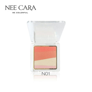 Nee Cara Silky Shine 4 Color Blush Palette #N973 : neecara นีคาร่า 4 คัลเลอร์ บลัช พาเลท