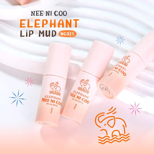 Nee Cara Nee Ni Coo Elephant Lip Mud #NC021 : neecara นีคาร่า นี นิ โค เอลิเฟนท์ ลิป มัด ลิปเนื้อโคลน x 1 ชิ้น